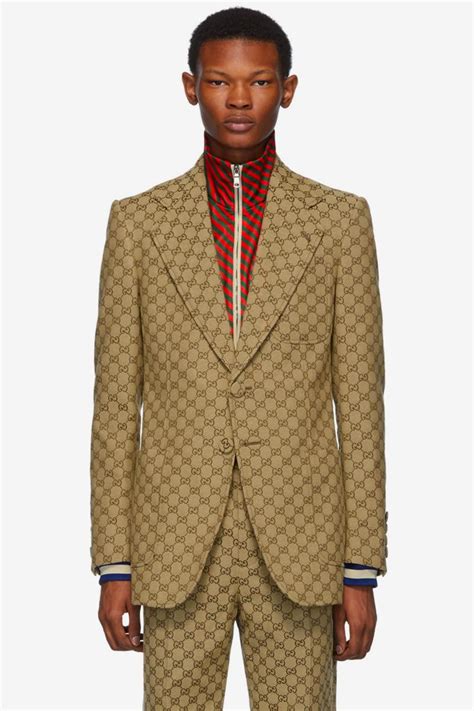 gucci suit gg|who makes Gucci suits.